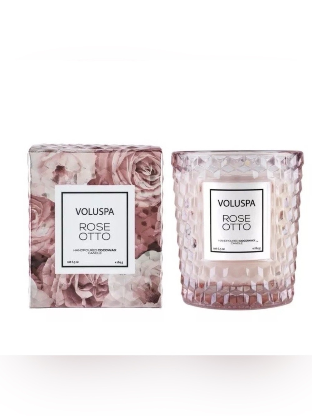 Voluspa Rose Otto Scented Candle ~ 6.5 oz.